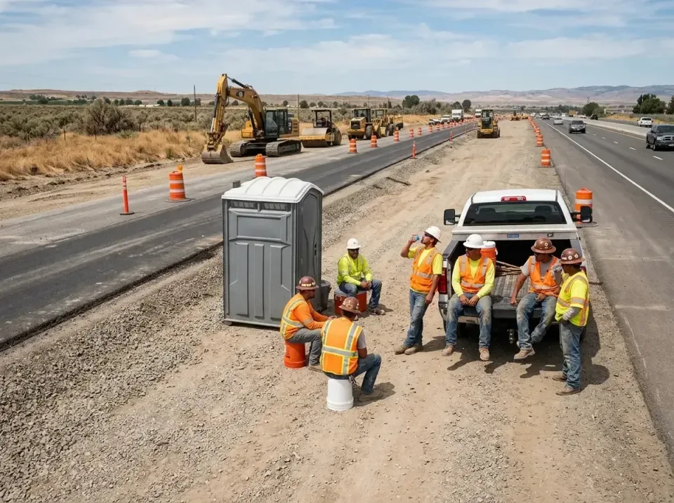 highway-road-construction-crew-007 — frequently asked questions, Porta Potty and Restroom Rentals in Jewett City, CT